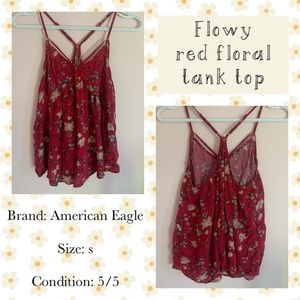 Flowy floral tank top